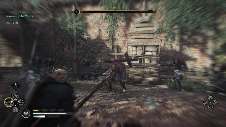 Na tym etapie walki przeciwnik nie powinien sprawiać Ci problemów - nie ma gdzie się schować i nie będzie mógł Cię zaskoczyć - Assassins Creed Valhalla: Fulke - boss, jak pokonać? - Assassins Creed Valhalla - poradnik do gry