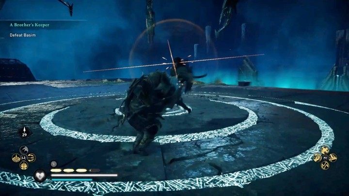 W trakcie drugiej fazy starcia z Basimem musisz po prostu unikać jego szybkich kombinacji ciosów i wyprowadzać kontrataki - Assassins Creed Valhalla: Basim - boss, jak pokonać? - Assassins Creed Valhalla - poradnik do gry