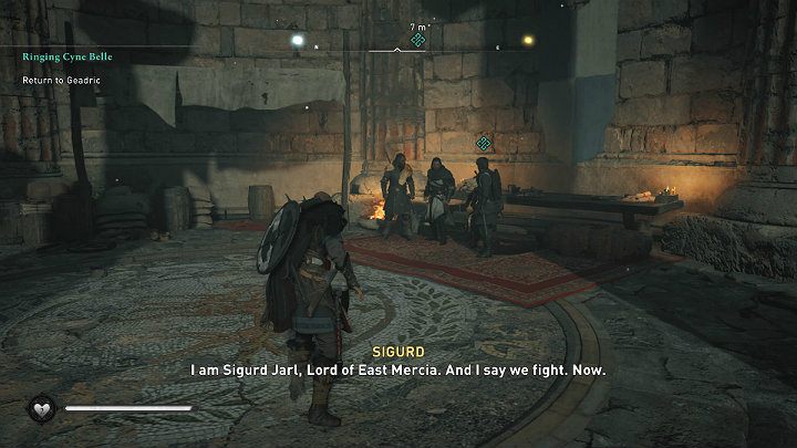 Jeśli nie chcesz, nie musisz walczyć z żołnierzami stacjonującymi w zamku - Assassins Creed Valhalla: Z wizytą w Cyne Belle - solucja, opis przejścia - Assassins Creed Valhalla - poradnik do gry