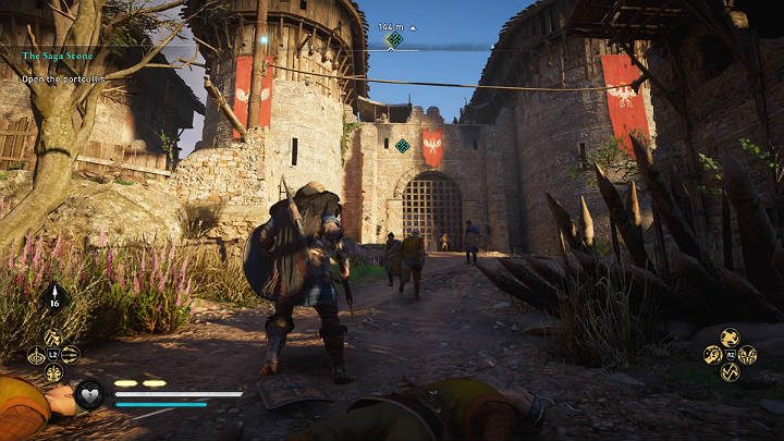 Kraty nie da się podnieść od zewnątrz więc musisz dostać się do środka - Assassins Creed Valhalla: Kamień Sagi/The Saga Stone - solucja, opis przejścia - Assassins Creed Valhalla - poradnik do gry