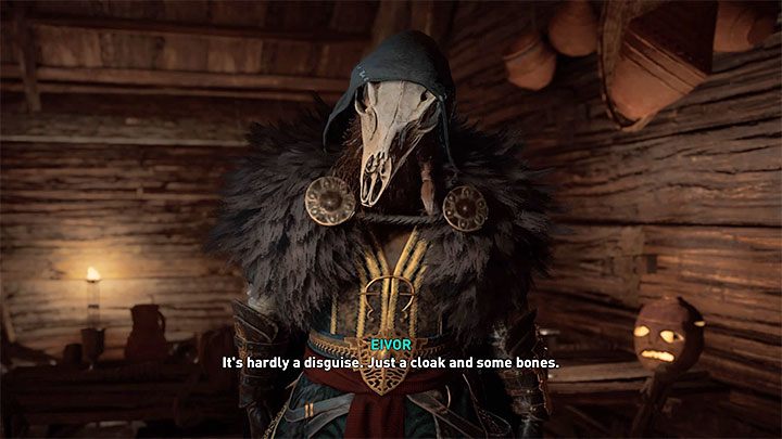 Eivor po raz pierwszy założy kościaną maskę w ramach zaliczania głównego zadania The First Night of Samhain - Assassins Creed Valhalla: Jak zdjąć kościaną maskę? - Assassins Creed Valhalla - poradnik do gry