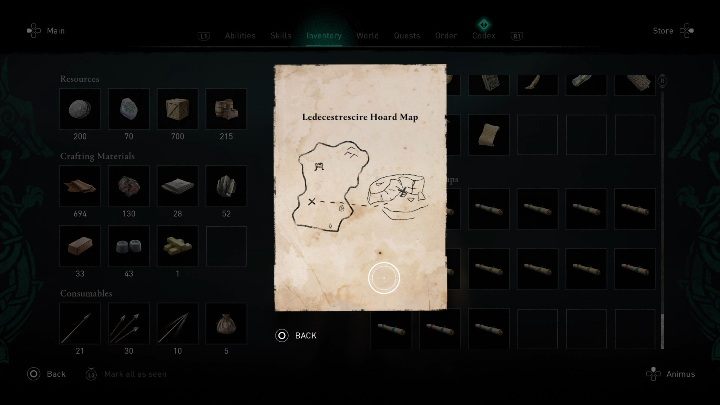 3 - Assassins Creed Valhalla: Mapa skarbów - Ledecestrescire, sekrety, lokacje - Assassins Creed Valhalla - poradnik do gry