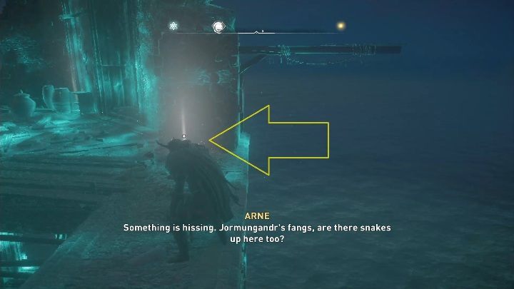 Aby dostać się do mapy musisz wdrapać się na sama górę zniszczonej wieży, a następnie chwycić mapę leżącą na kamiennej posadzce - Assassins Creed Valhalla: Mapa skarbów - Cent, sekrety, lokacje - Assassins Creed Valhalla - poradnik do gry