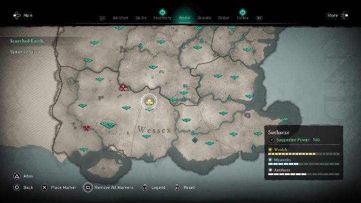 Mapę skarbu znajdziesz w domu, w północnej części regionu - Assassins Creed Valhalla: Mapa skarbów - Suthsexe, sekrety, lokacje - Assassins Creed Valhalla - poradnik do gry