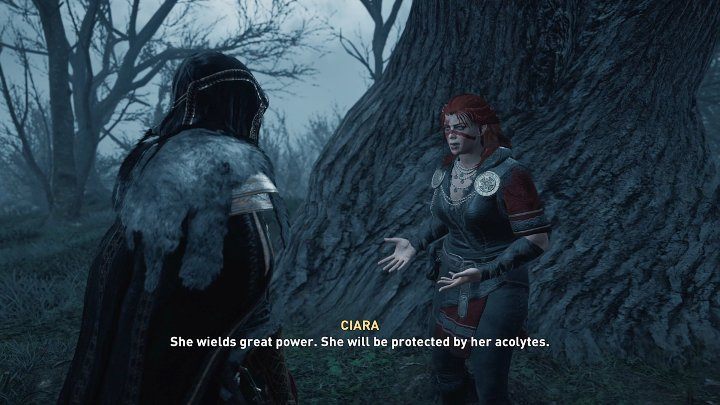 Udajcie się do miejsca wskazanego na mapie świata i porozmawiajcie z Ciarą - AC Valhalla Gniew Druidów: W objęcia mgły/Into the Fog - solucja - Assassins Creed Valhalla - poradnik do gry
