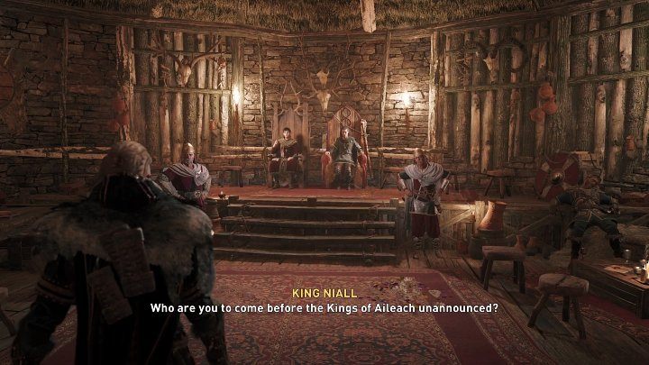 Pojedźcie do Aileach na spotkanie z tamtejszymi królami - AC Valhalla Gniew Druidów: Zjednywanie królów/Courting the Kings - solucja - Assassins Creed Valhalla - poradnik do gry