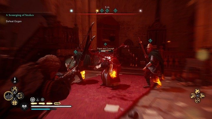 Po wejściu do kościoła będziecie musieli zmierzyć się z Eoganem i jego dwoma elitarnymi strażnikami - AC Valhalla Gniew Druidów: A wężowi zguba/A Scourging of Snakes - solucja - Assassins Creed Valhalla - poradnik do gry