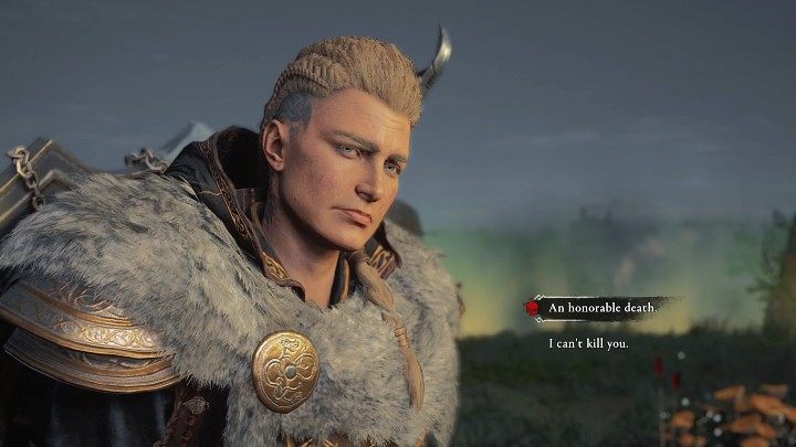 Po walce Ciara będzie błagać o śmierć, a Wy będziecie mogli zdecydować co stanie się z pokonaną Druidką - AC Valhalla Gniew Druidów: Jak pokonać ostatniego bossa Ciara? - Assassins Creed Valhalla - poradnik do gry