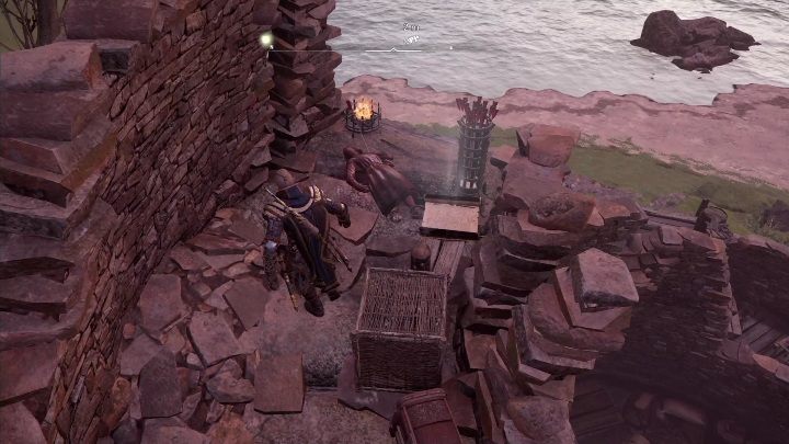 Zdobycie tego Fragmentu jest bardzo proste, musicie jedynie wejść na szczyt zniszczonej wieży - AC Valhalla Gniew Druidów: Fragment Cyklu Irlandzkiego - Ulster, sekrety - Assassins Creed Valhalla - poradnik do gry