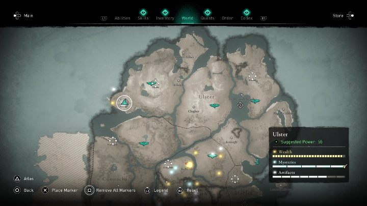 4 - AC Valhalla Gniew Druidów: Mapa ukrycia skarbu - Ulster, sekrety, lokacje - Assassins Creed Valhalla - poradnik do gry