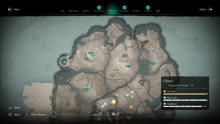 6 - AC Valhalla Gniew Druidów: Mapa ukrycia skarbu - Ulster, sekrety, lokacje - Assassins Creed Valhalla - poradnik do gry