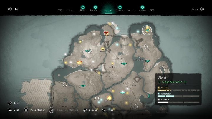 2 - AC Valhalla Gniew Druidów: Uczone księgi, zdolności - Ulster, sekrety, lokacje - Assassins Creed Valhalla - poradnik do gry