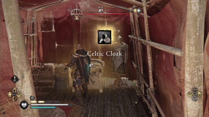 Aby dostać się do przedmiotu musicie wejść do otwartego namiotu, postawionego na szczycie góry - AC Valhalla Gniew Druidów: Wyposażenie - Ulster, sekrety, lokacje - Assassins Creed Valhalla - poradnik do gry