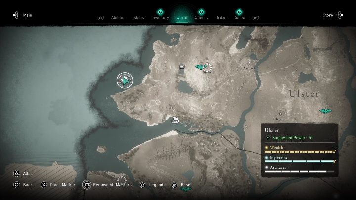 2 - AC Valhalla Gniew Druidów: Przeklęty symbol - Ulster, sekrety, lokacje - Assassins Creed Valhalla - poradnik do gry