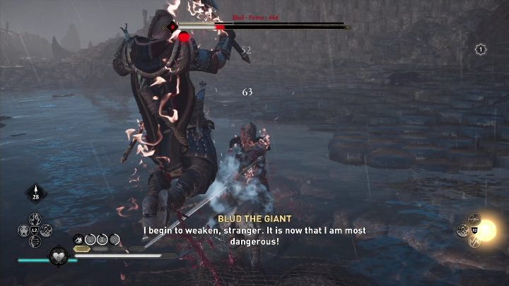 Blud the Giant ma 464 lvl - AC Valhalla Gniew Druidów: Zagubiony drengr - Ulster, sekrety, lokacje - Assassins Creed Valhalla - poradnik do gry