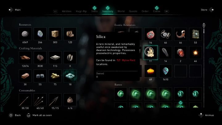 Ofiara: Jako ofiarę musicie poświęcić 5 krzemów (silica) - AC Valhalla Świt Ragnaroku: Krasnoludzki ołtarz (Vangrinn) - lista wszystkich - Assassins Creed Valhalla - poradnik do gry