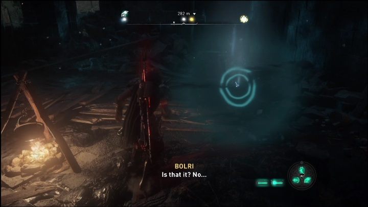 Na miejsc wyciągnijcie zabawkowy młot z gruzów, a następnie porozmawiajcie z mężczyzną - AC Valhalla Świt Ragnaroku: Wydarzenia w świecie gry (Eitri) - lista wszystkich - Assassins Creed Valhalla - poradnik do gry