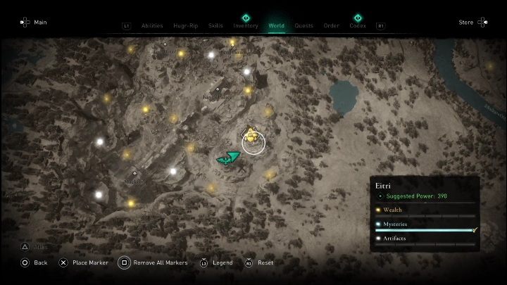 Lokalizacja: Wschodnia część miasta, zaraz przy granicy z Svaladal - AC Valhalla Świt Ragnaroku: Wyposażenie (Eitri) - lista wszystkich - Assassins Creed Valhalla - poradnik do gry