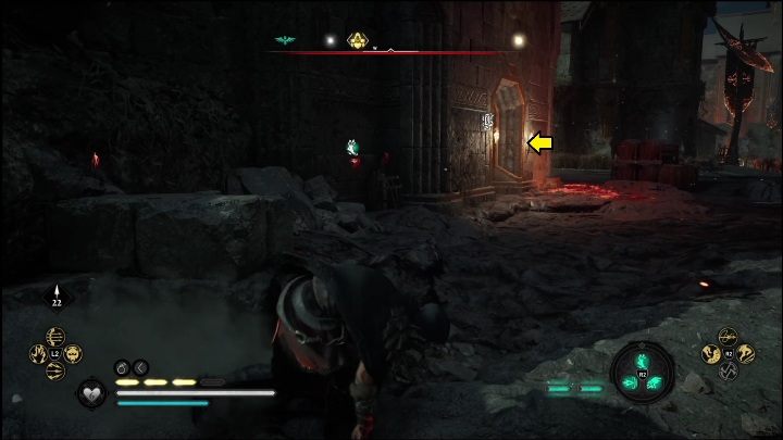 Ta skrzynia ze zbroją schowana jest w budynku - AC Valhalla Świt Ragnaroku: Wyposażenie (Eitri) - lista wszystkich - Assassins Creed Valhalla - poradnik do gry