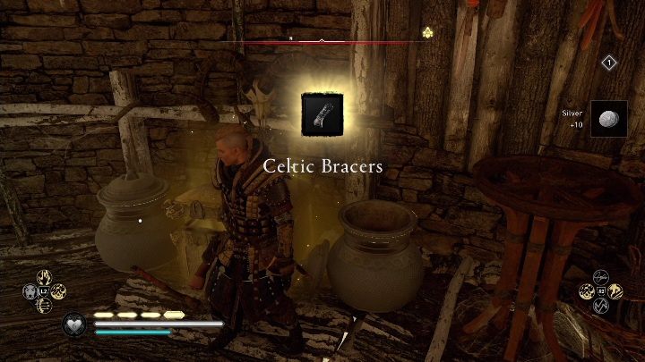 Aby dostać się do skrzyni musicie wejść do budynku - AC Valhalla Gniew Druidów: Wyposażenie - Meath, sekrety, lokacje - Assassins Creed Valhalla - poradnik do gry