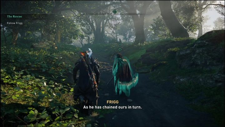 Spędzicie kilka minut podążając za kobietą - AC Valhalla Świt Ragnaroku: Niespokojne sny (Restless Dreams) - solucja, opis przejścia - Assassins Creed Valhalla - poradnik do gry