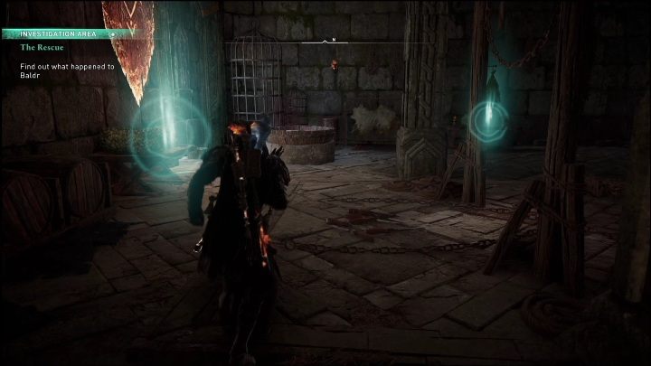 Frigga zaprowadzi Was do budynku, w którym musicie przyjrzeć się kilku elementom - AC Valhalla Świt Ragnaroku: Niespokojne sny (Restless Dreams) - solucja, opis przejścia - Assassins Creed Valhalla - poradnik do gry