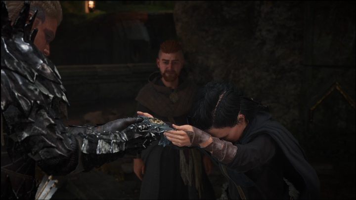 Wasi nowi towarzysze zabiorą mu Hugrowydzieracz i oddadzą go w wasze ręce - AC Valhalla Świt Ragnaroku: Hugrowydzieracz (Hugr-Rip) - sposób zdobycia, działanie i moce - Assassins Creed Valhalla - poradnik do gry