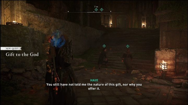 Rytuał, który wtedy odbyliście, przeniesie Was do Svartalfheim, gdzie od razu poznacie Singrun i Halstein - AC Valhalla Świt Ragnaroku: Dar dla boga (Gift for the God) - opis przejścia - Assassins Creed Valhalla - poradnik do gry