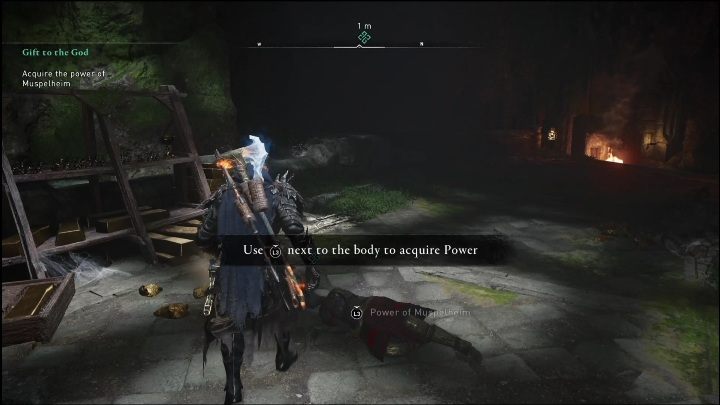 Po pokonaniu wroga otrzymacie specjalny przedmiot, który umożliwi Wam przejmowanie mocy przeciwników - AC Valhalla Świt Ragnaroku: Dar dla boga (Gift for the God) - opis przejścia - Assassins Creed Valhalla - poradnik do gry
