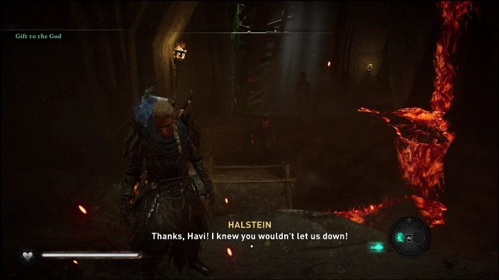 Krasnoludy cały czas będą dzielnie iść obok, ale w pewnym momencie będziecie zmuszeni im pomóc - AC Valhalla Świt Ragnaroku: Dar dla boga (Gift for the God) - opis przejścia - Assassins Creed Valhalla - poradnik do gry