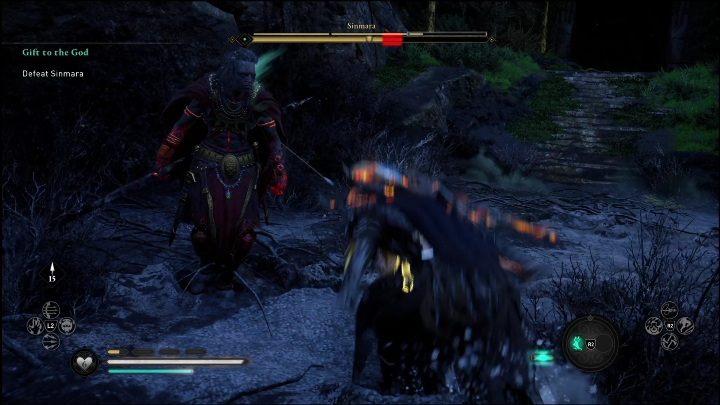 Po wyjściu z jaskini zobaczycie Sinmarę - AC Valhalla Świt Ragnaroku: Dar dla boga (Gift for the God) - opis przejścia - Assassins Creed Valhalla - poradnik do gry