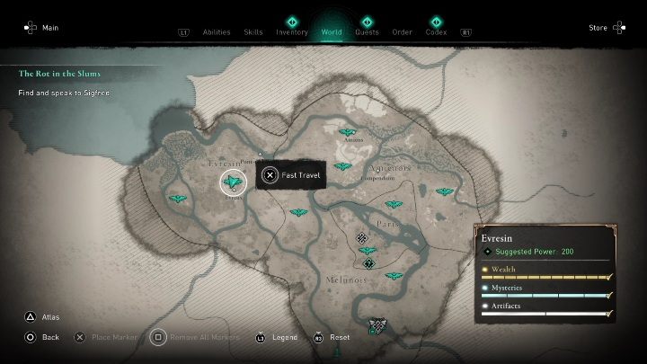 Osiągnięcie to zdobędziecie w miecie Evreux - AC Valhalla Oblężenie Paryża: Głaskot - jak zdobyć trofeum, wszystkie koty - Assassins Creed Valhalla - poradnik do gry