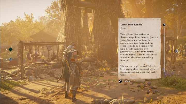 Zaraz po włączeniu gry z DLC Oblężenie Paryża, dostaniecie informację o tym, że do Kruczej Przystań dotarli nieznajomi - AC Valhalla Oblężenie Paryża: Jak odblokować Francję? - Assassins Creed Valhalla - poradnik do gry