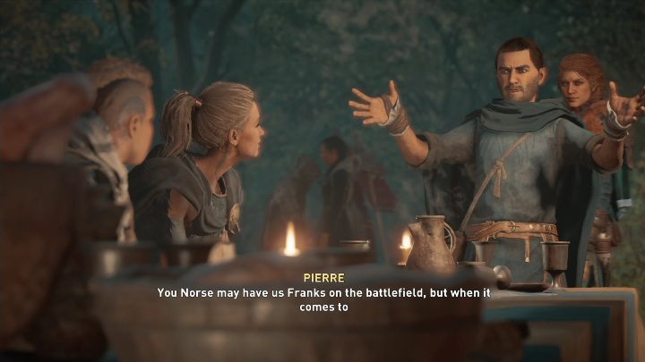 Po rozmowie o winie Toka zmieni temat - AC Valhalla Oblężenie Paryża: Jak odblokować Francję? - Assassins Creed Valhalla - poradnik do gry