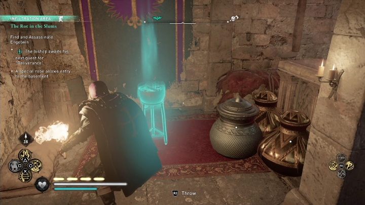 Ubrani w tę szatę możecie wejść do podziemi - AC Valhalla Oblężenie Paryża: Zgnilizna wśród biedy - solucja, opis przejścia - Assassins Creed Valhalla - poradnik do gry