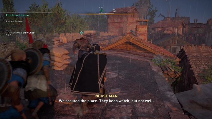 Czeka was chwila podążania za Zygfrydem - AC Valhalla Oblężenie Paryża: Ogień z nieba - solucja, opis przejścia - Assassins Creed Valhalla - poradnik do gry