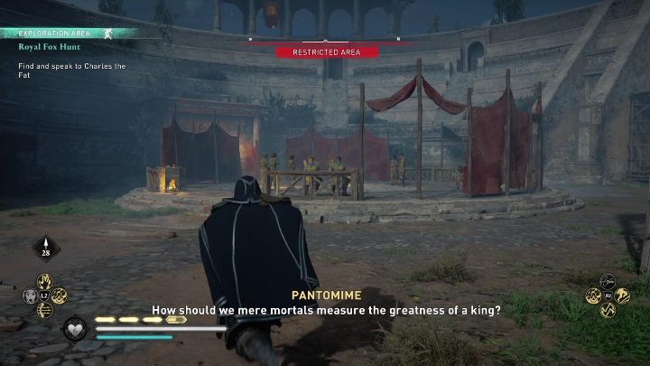 Wraz z Toką udacie się do amfiteatru - AC Valhalla Oblężenie Paryża: Królewski łów na lisy - solucja, opis przejścia - Assassins Creed Valhalla - poradnik do gry