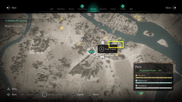 Aby rozpocząć to zadanie musicie udać się do Zalanych Slumsów - AC Valhalla Oblężenie Paryża: Ukryta słabość - solucja, opis przejścia - Assassins Creed Valhalla - poradnik do gry