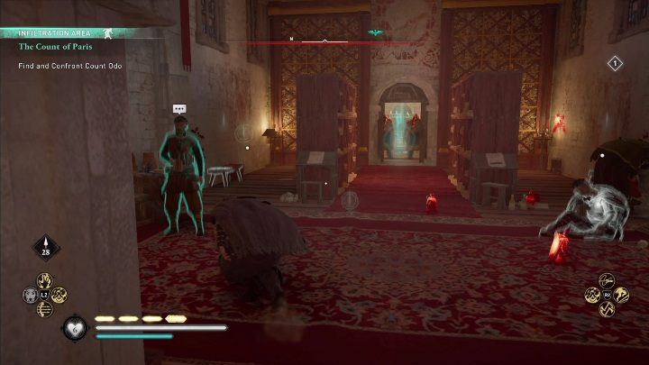 Wewnątrz wystarczy porozmawiać z jednym z Francuzów, a ten poprosi o księdza - AC Valhalla Oblężenie Paryża: Hrabia Paryża - solucja, opis przejścia - Assassins Creed Valhalla - poradnik do gry