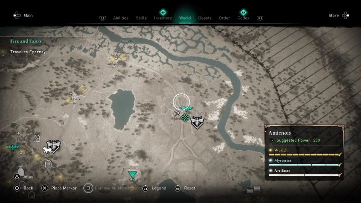 Misja ta rozpocznie się w Epernay, w regionie Amienois - AC Valhalla Oblężenie Paryża: Ogień i wiara - solucja, opis przejścia - Assassins Creed Valhalla - poradnik do gry