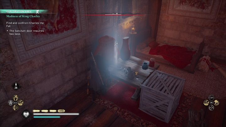 Znajdziecie klucz, który ukryty jest w wazach - AC Valhalla Oblężenie Paryża: Obłęd króla Karola - solucja, opis przejścia - Assassins Creed Valhalla - poradnik do gry