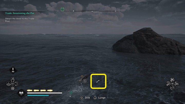 Udajcie się do miejsca wskazanego na mapie świata i skorzystajcie ze Wzroku Odyna, aby zlokalizować klucz do klatki - AC Valhalla Gniew Druidów: Dzban ze słodkościami/Sweetening the Pot - solucja - Assassins Creed Valhalla - poradnik do gry