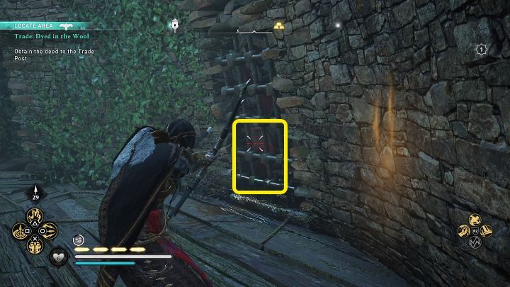 Udajcie się do miejsca wskazanego na mapie świata i skorzystajcie ze Wzroku Odyna, aby zlokalizować miejsce ukrycia dokumentu - AC Valhalla Gniew Druidów: Barwy wełny/Dyed in the Wool - solucja - Assassins Creed Valhalla - poradnik do gry