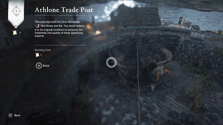 Wróćcie do placówki handlowej w Athlone i wejdziecie w interakcję z drewnianą tablicą, a następnie zaakceptujecie budowę nowego budynku - AC Valhalla Gniew Druidów: Nawarzyć piwa/Trouble Brewing - solucja - Assassins Creed Valhalla - poradnik do gry