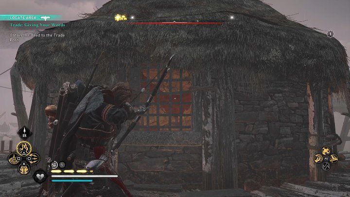 Udajcie się do miejsca wskazanego na mapie świata i skorzystajcie ze Wzroku Odyna, aby zlokalizować skrzynię z dokumentem - AC Valhalla Gniew Druidów: Dane słowo/Giving Your Words - solucja - Assassins Creed Valhalla - poradnik do gry