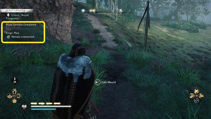 Jeśli uda Wam się wykonać zadanie uwzględniając królewską prośbę (nie dajcie się wykryć, zdobądźcie przedmiot bez rozlewu krwi itd - AC Valhalla Gniew Druidów: Czym są Królewskie zlecenia (Royal Demands)? - Assassins Creed Valhalla - poradnik do gry