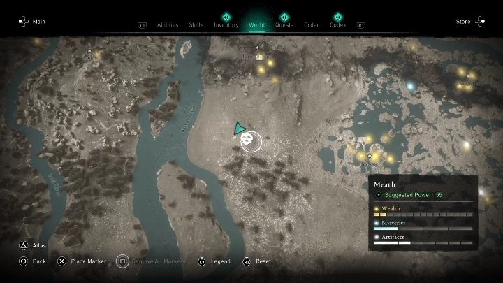 Region: Meath - AC Valhalla Gniew Druidów: Artefakt Ui Neilla - cała kolekcja, wszystkie maski - Assassins Creed Valhalla - poradnik do gry