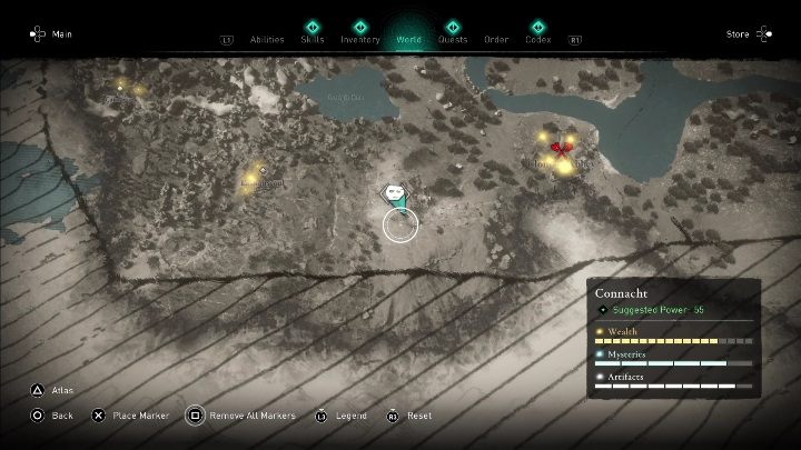 Region: Connacht - AC Valhalla Gniew Druidów: Artefakt Ui Neilla - cała kolekcja, wszystkie maski - Assassins Creed Valhalla - poradnik do gry