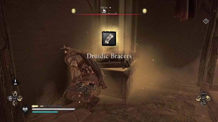 Lokalizacja: Tę skrzynie znajdziecie w południowej części mapy - AC Valhalla Gniew Druidów: Zestaw druidzkiego rynsztunku - gdzie znaleźć? Mapa - Assassins Creed Valhalla - poradnik do gry