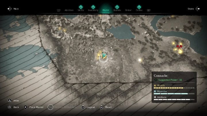 Region: Connacht - AC Valhalla Gniew Druidów: Sierp ceremonialny - gdzie znaleźć? - Assassins Creed Valhalla - poradnik do gry